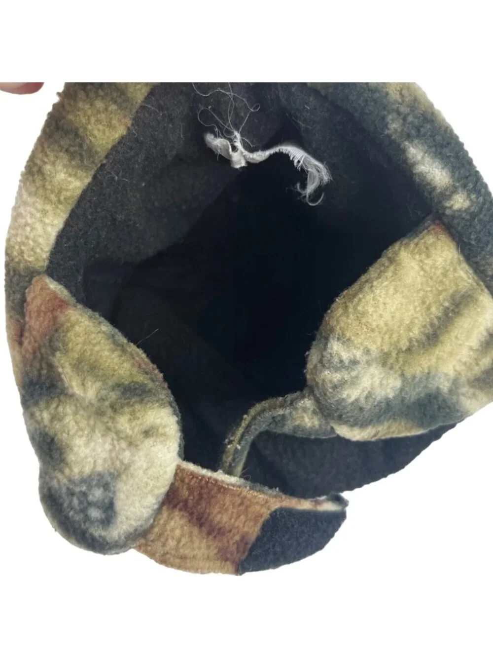 Lil Huntr Toddler Beanie Hat With Camo Ear Flaps & Pom Pom OS